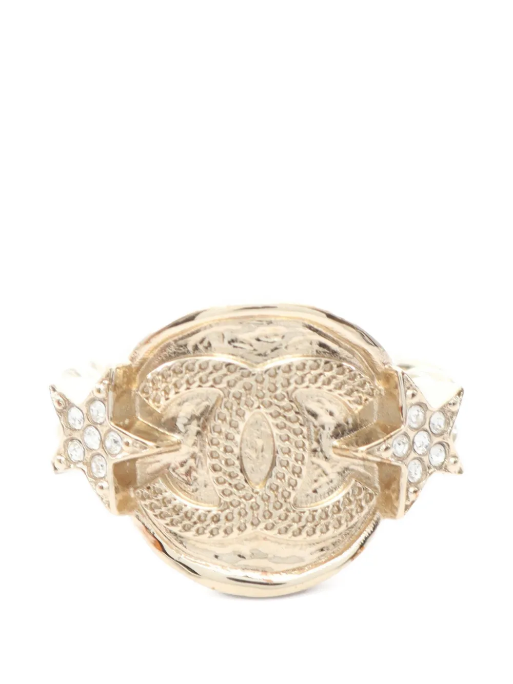 CHANEL Pre-Owned 1986-1988 star-motif ring - Oro