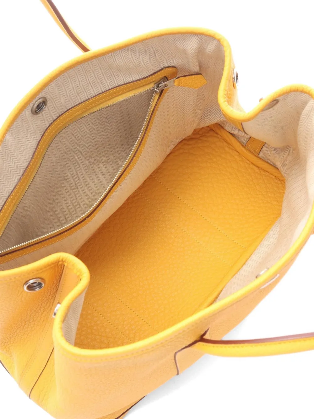 Hermès Pre-Owned 2009 Garden Party shopper Geel