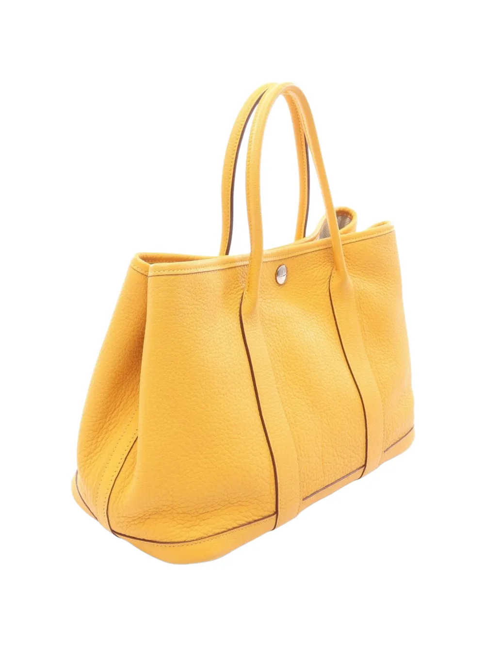 Hermès Pre-Owned 2009 Garden Party shopper Geel