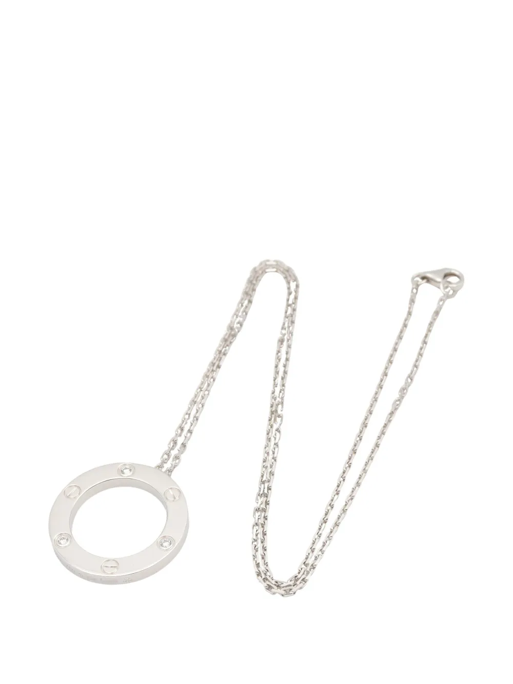 Cartier Love Circle diamond necklace - Argento