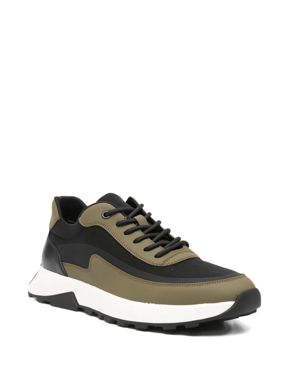 SERGIO MORETTI FIRENZE Sneakers met vlakken Groen