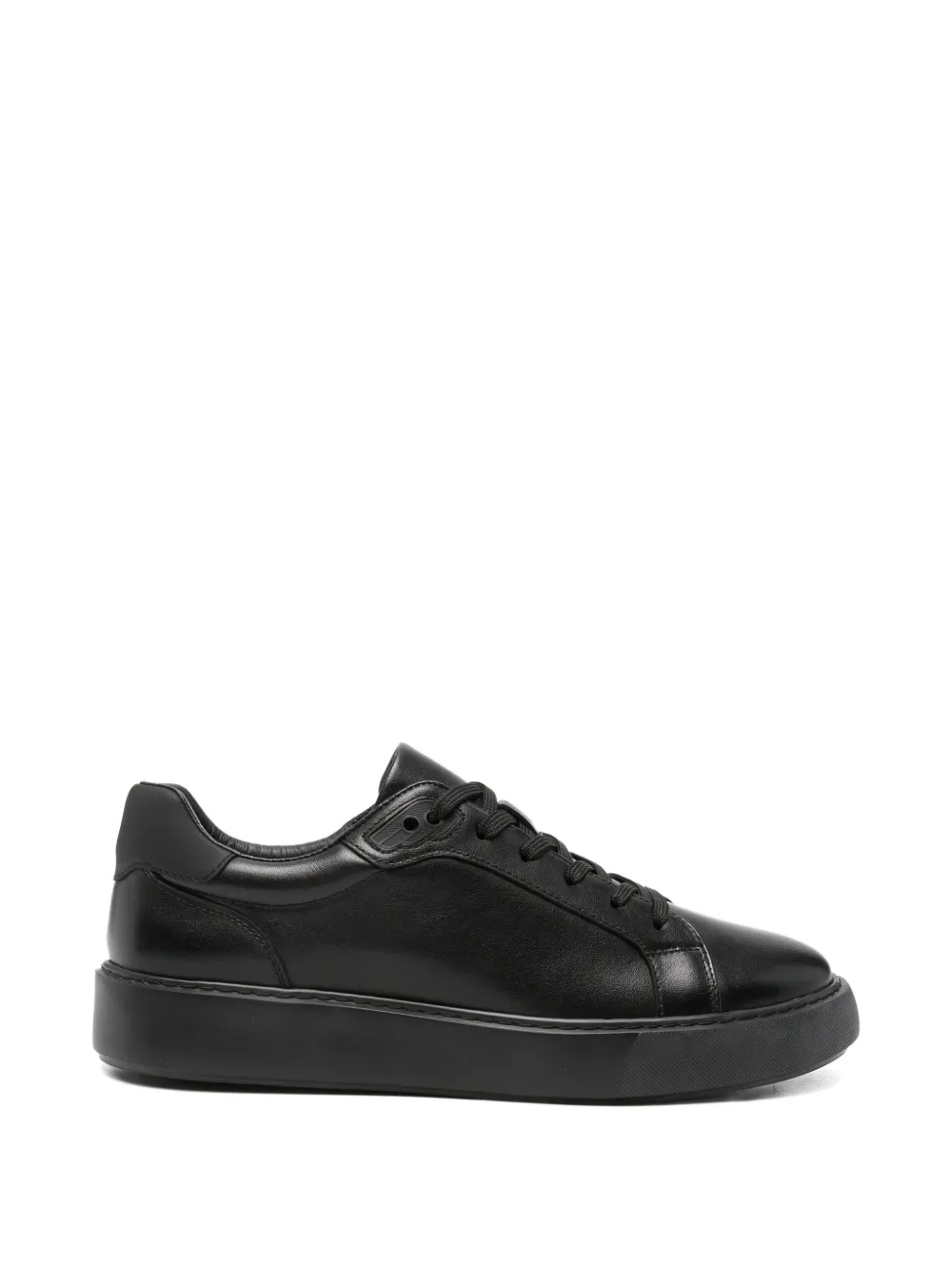 SERGIO MORETTI FIRENZE Sneakers con inserti in pelle - Nero