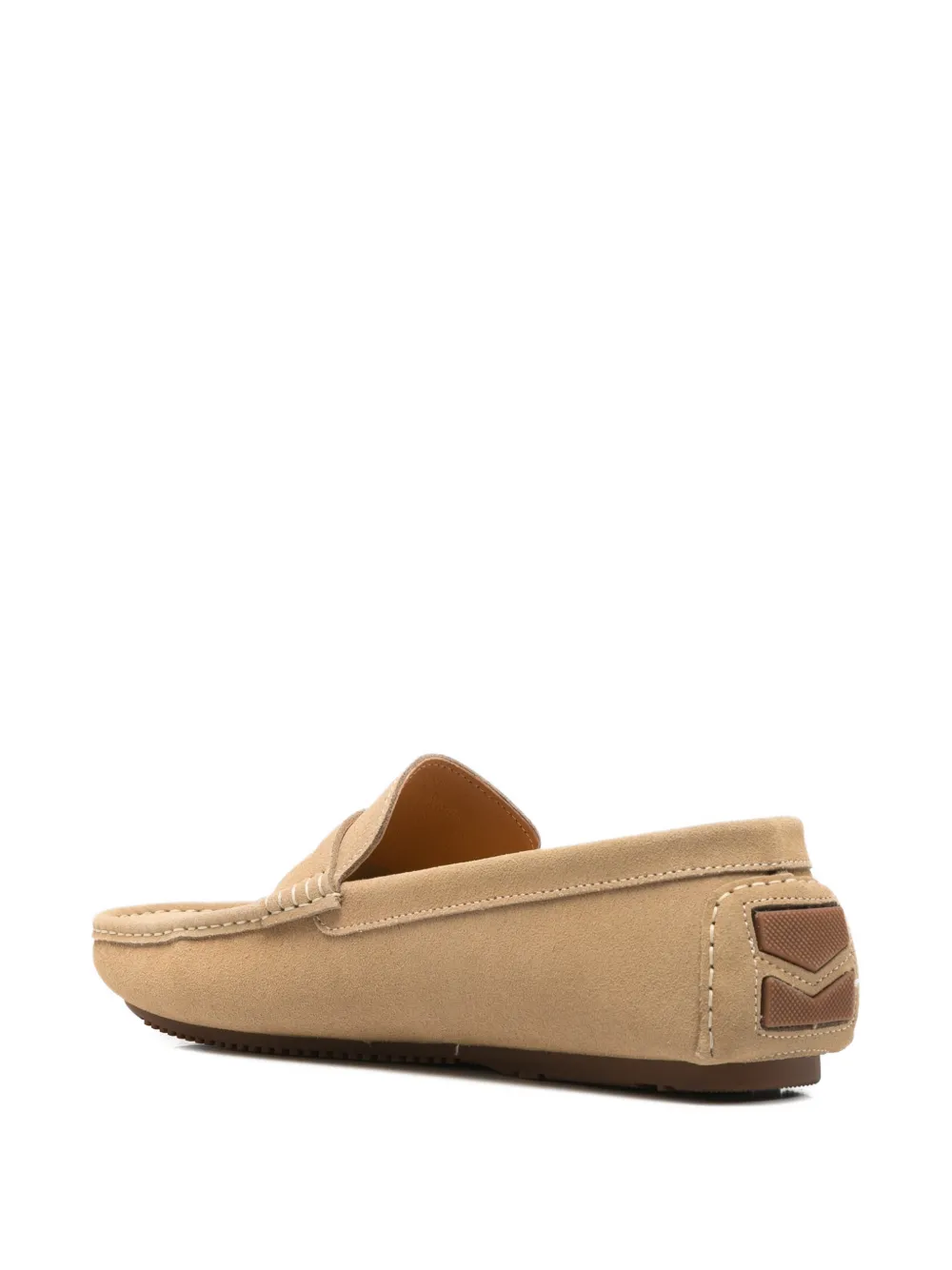 SERGIO MORETTI FIRENZE Suède loafers Beige