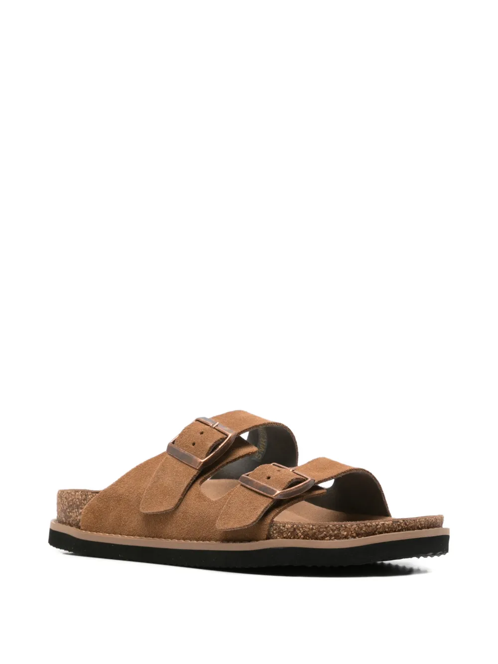 SERGIO MORETTI FIRENZE Sandalen met gesp Bruin