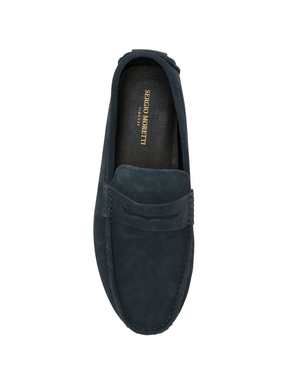 SERGIO MORETTI FIRENZE Suède loafers Blauw