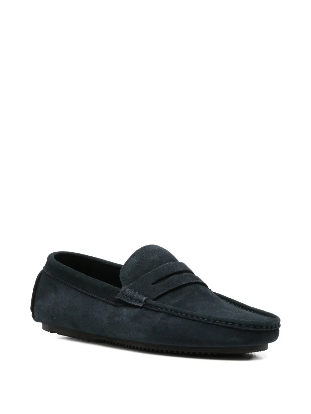 SERGIO MORETTI FIRENZE Suède loafers Blauw