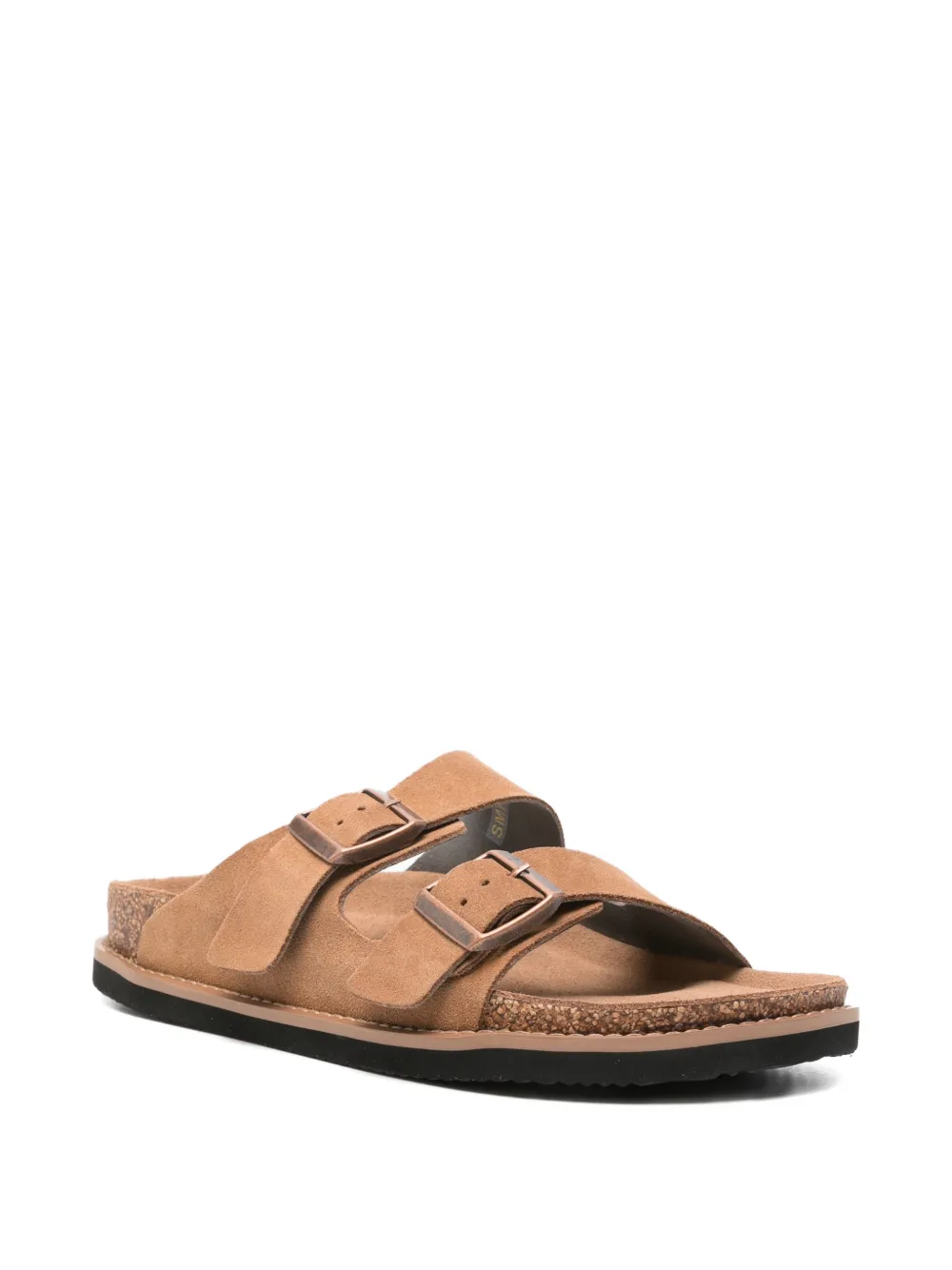 SERGIO MORETTI FIRENZE Sandalen met dubbele bandjes Bruin