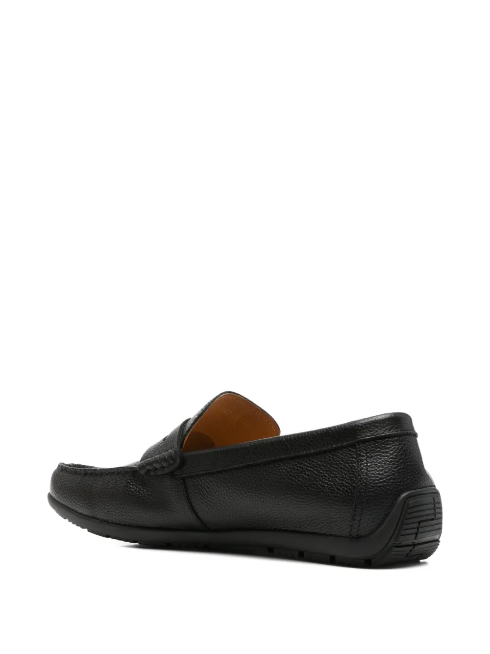 SERGIO MORETTI FIRENZE Leren loafers Zwart