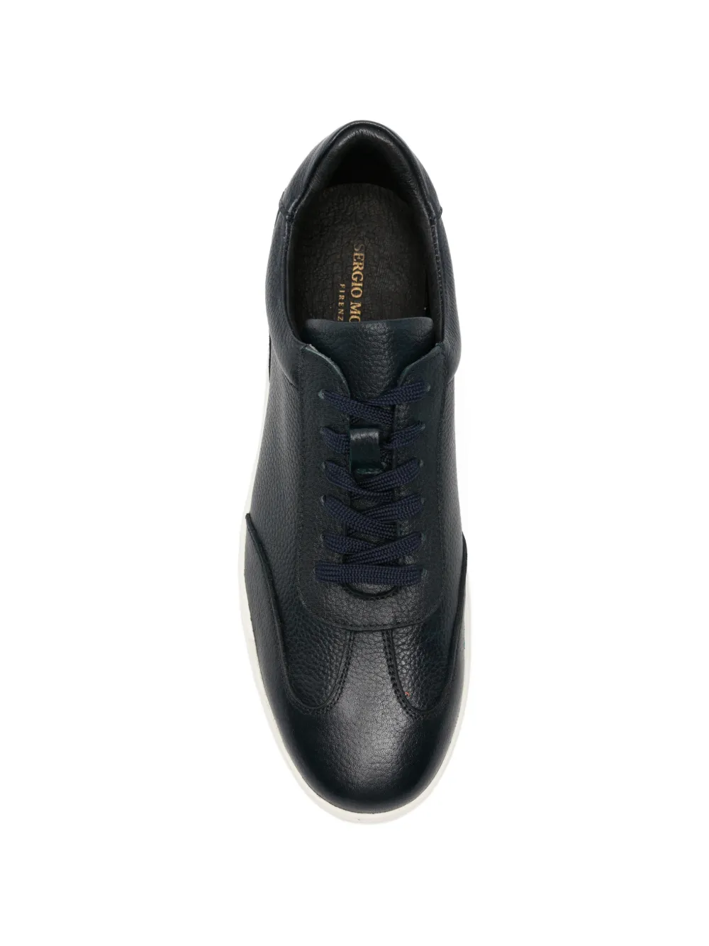 SERGIO MORETTI FIRENZE leather sneakers Blauw