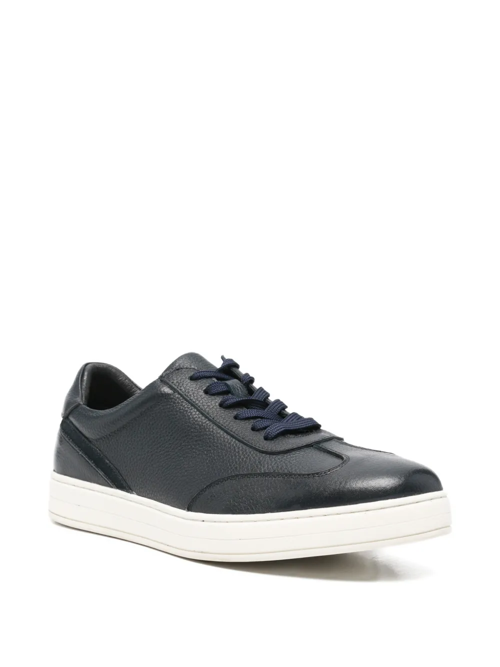SERGIO MORETTI FIRENZE leather sneakers Blauw