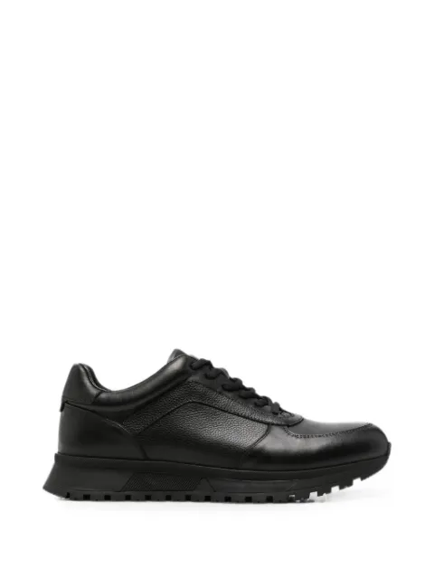SERGIO MORETTI FIRENZE panelled leather sneakers