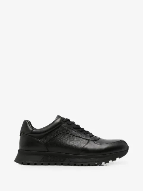 SERGIO MORETTI FIRENZE panelled leather sneakers
