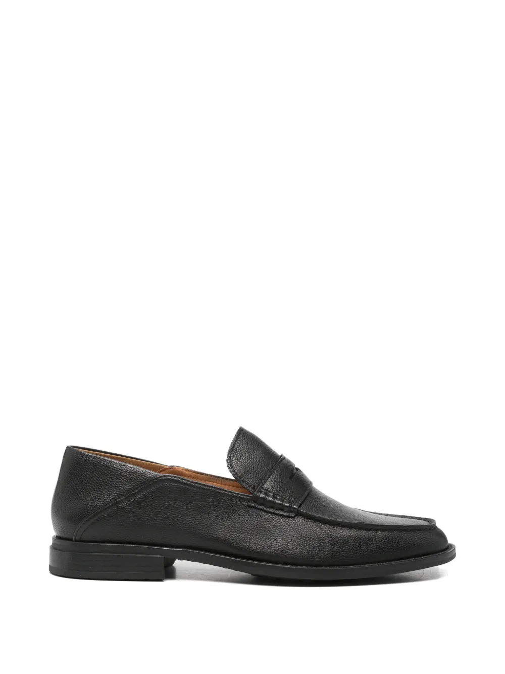 SERGIO MORETTI FIRENZE leather loafers - Nero