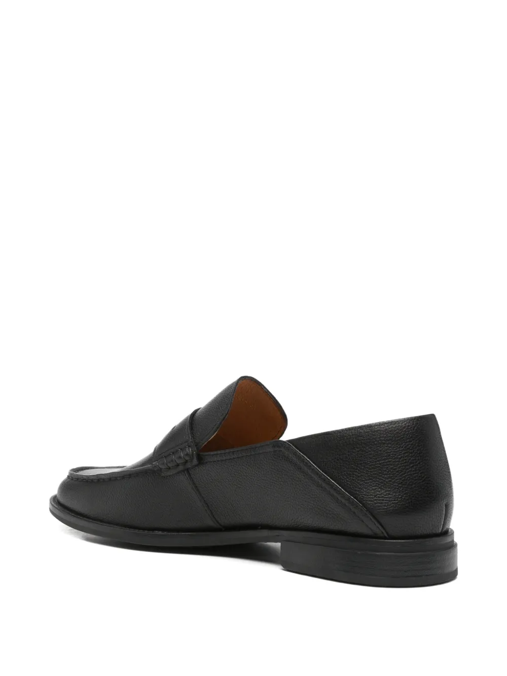 SERGIO MORETTI FIRENZE leather loafers Zwart