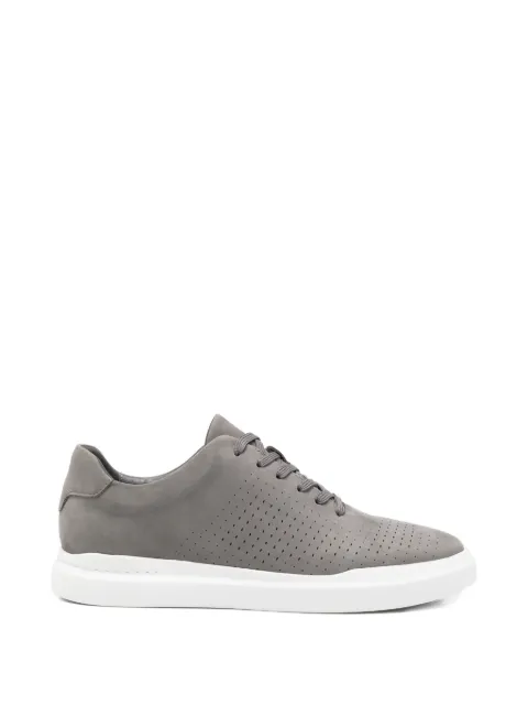 SERGIO MORETTI FIRENZE perforated leather sneakers