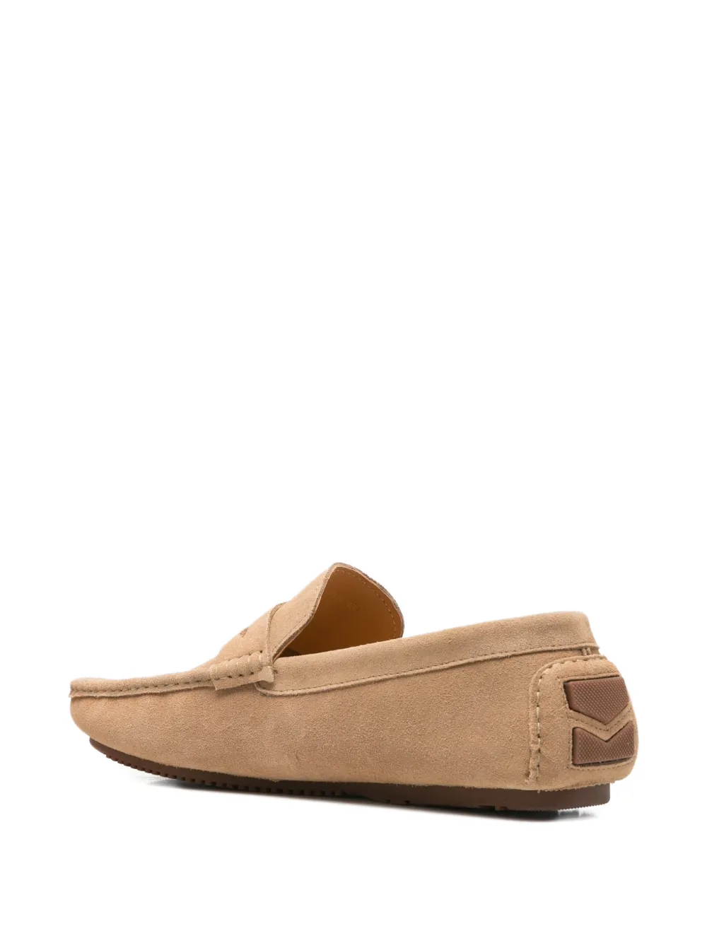 SERGIO MORETTI FIRENZE Suède loafers Beige