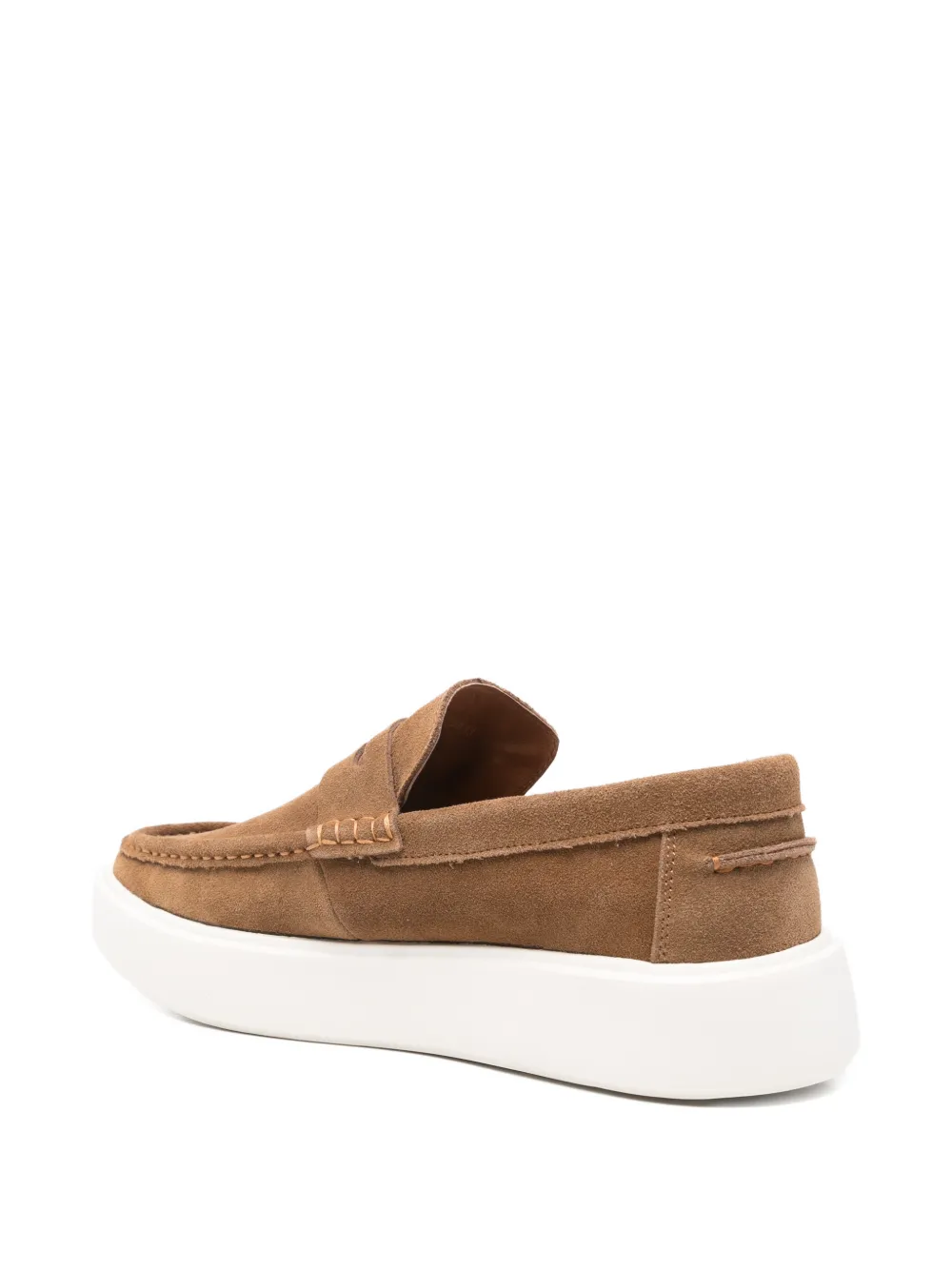 SERGIO MORETTI FIRENZE suede loafers Bruin
