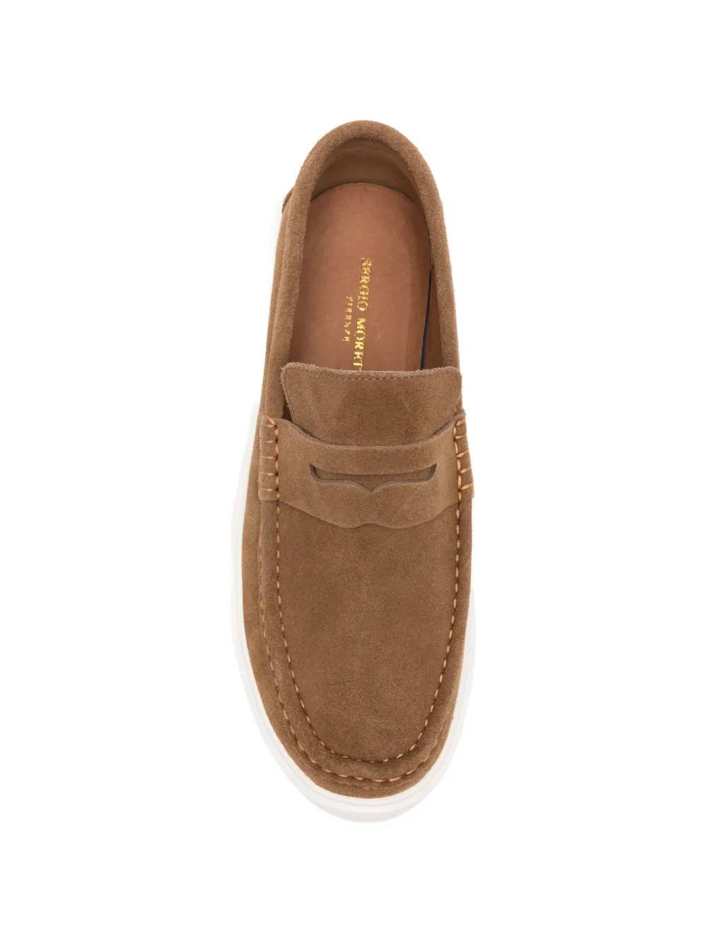 SERGIO MORETTI FIRENZE suede loafers Bruin