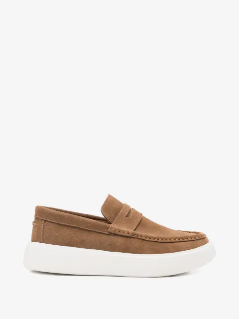 SERGIO MORETTI FIRENZE suede loafers