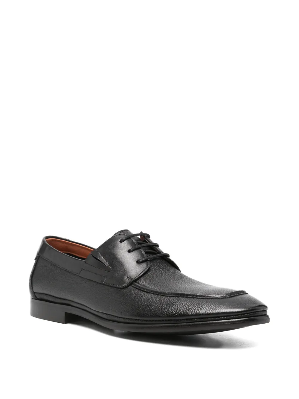 SERGIO MORETTI FIRENZE Oxford leren veterschoenen Zwart