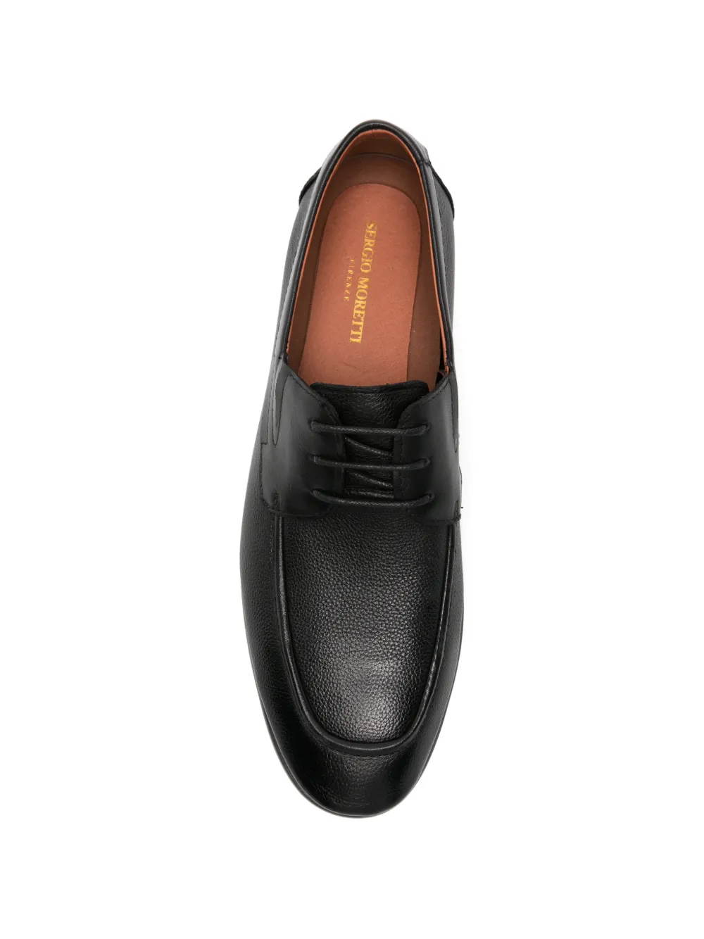 SERGIO MORETTI FIRENZE Oxford leren veterschoenen Zwart