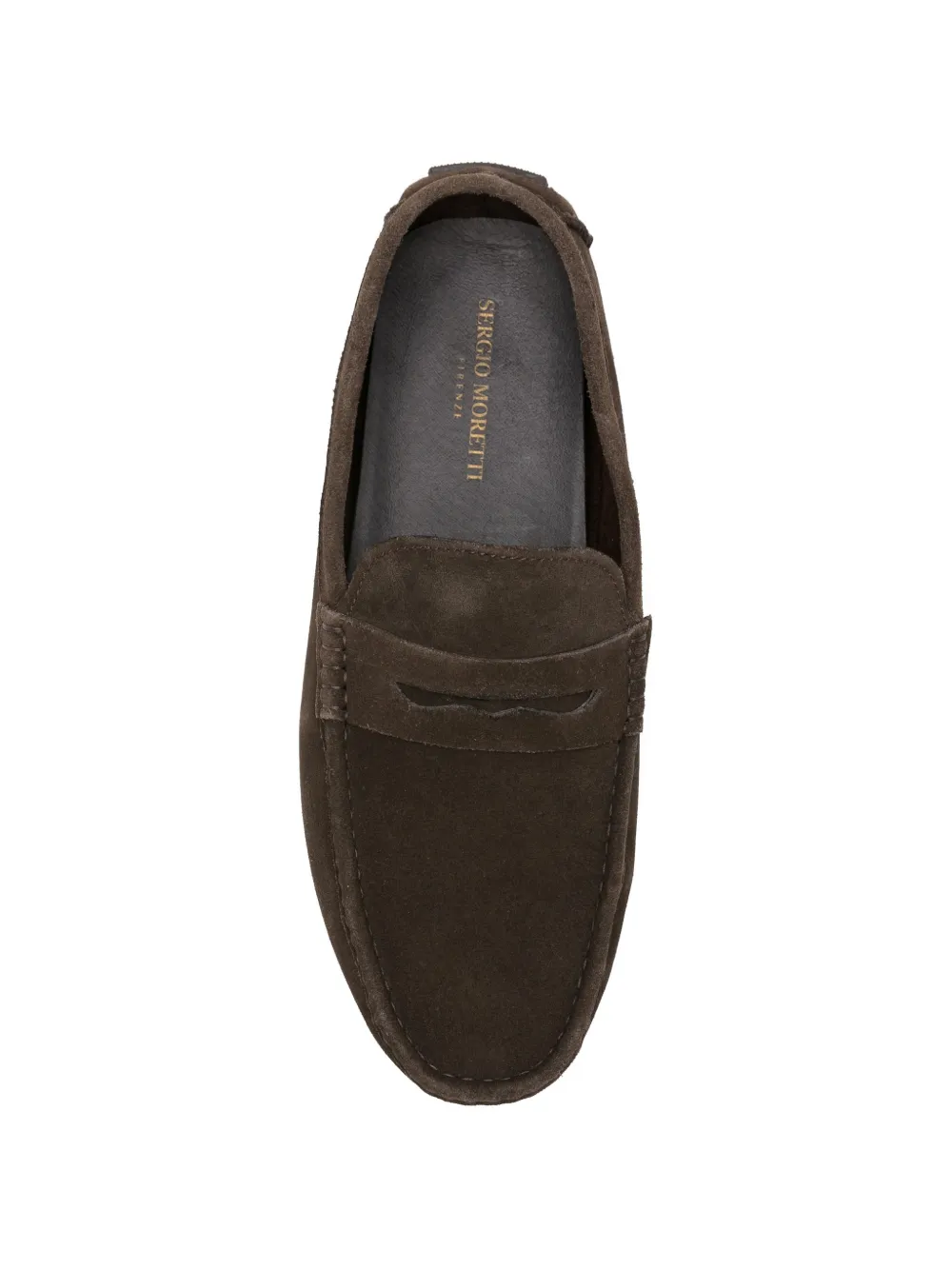 SERGIO MORETTI FIRENZE Suède loafers Bruin