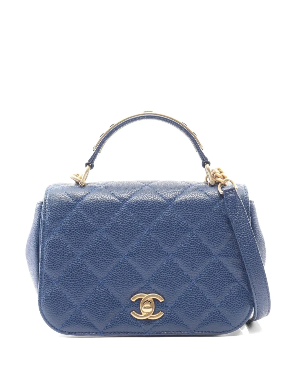 CHANEL Pre-Owned small matelassé quilted shoulder bag - Blau