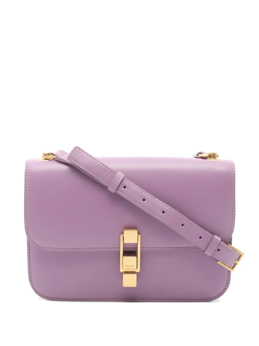 Saint Laurent Pre-Owned 2020s Carré satchel shoulder bag - Purple