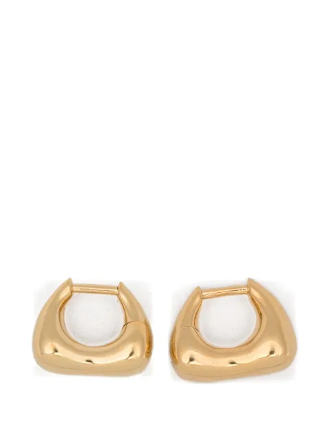 Maria Black Satchel Huggie earrings