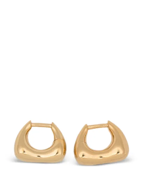 Maria Black Satchel Huggie earrings