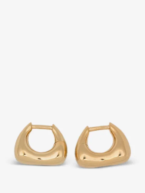 Maria Black Satchel Huggie earrings
