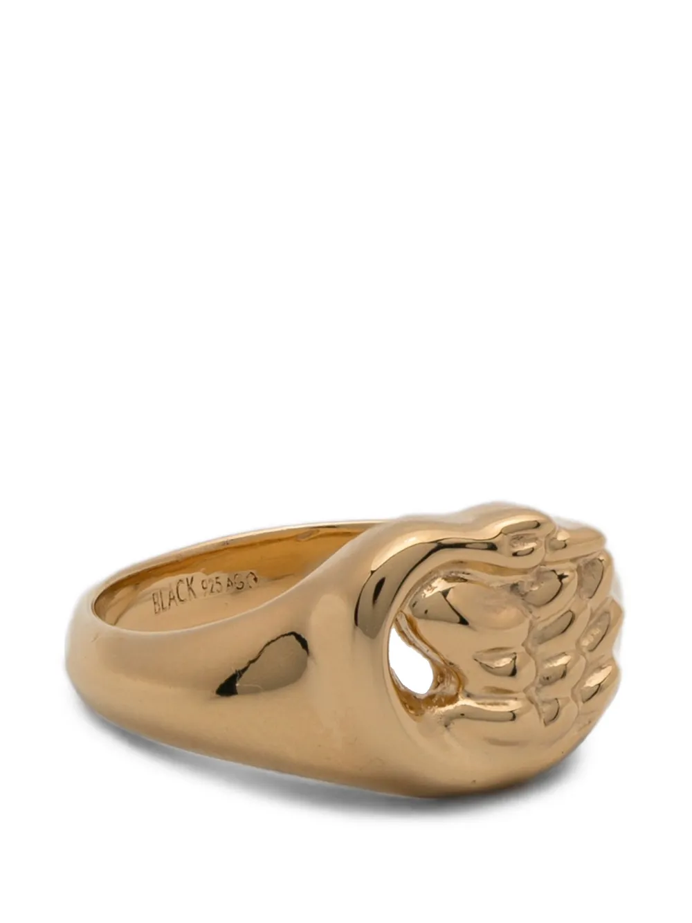 Maria Black Swan Mini signet ring - Oro