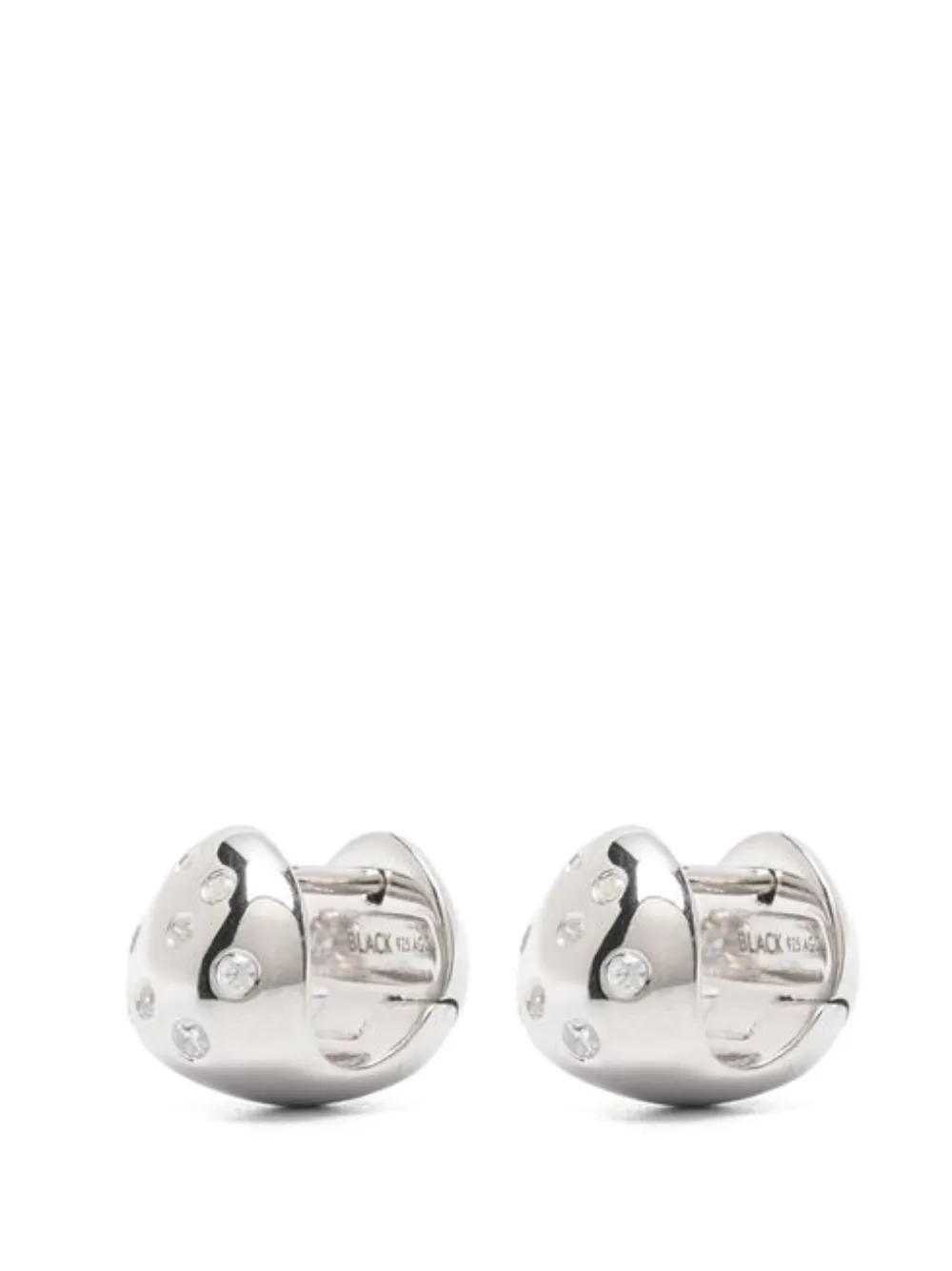Maria Black Flynn Popcorn embellished earrings - Argento
