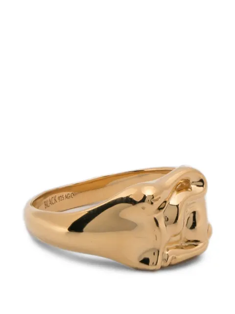 Maria Black Rabbit mini signet ring