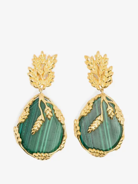 Aurelie Bidermann aretes de clip Francoise