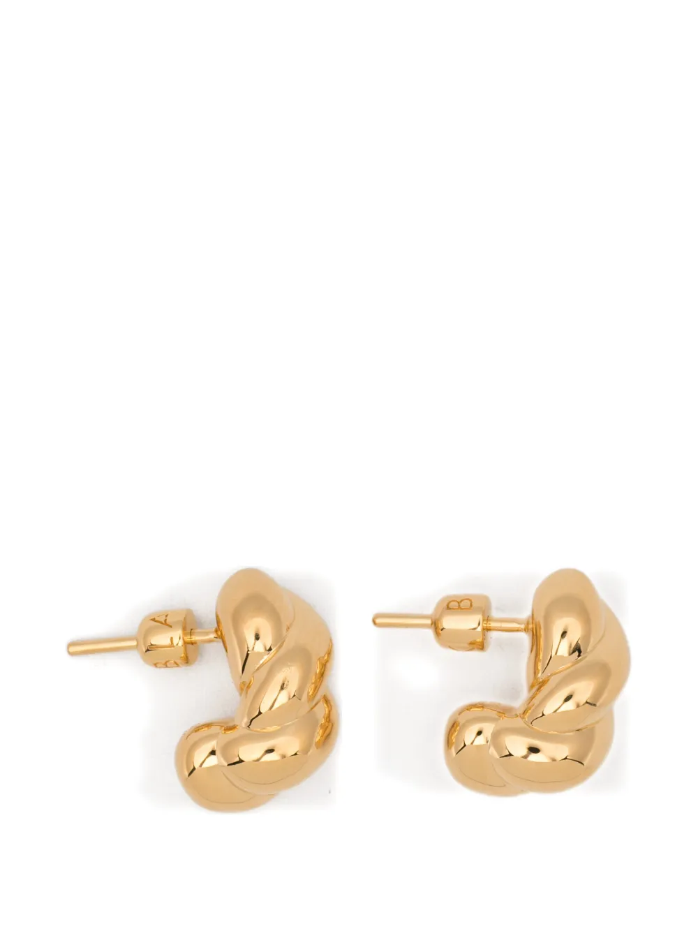 Maria Black Robe small twisted earrings - Oro
