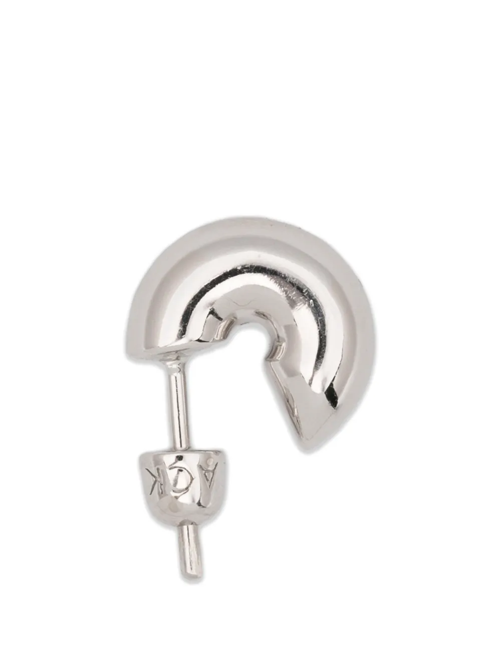 Maria Black small Prima chunky hoop earrings - Argento
