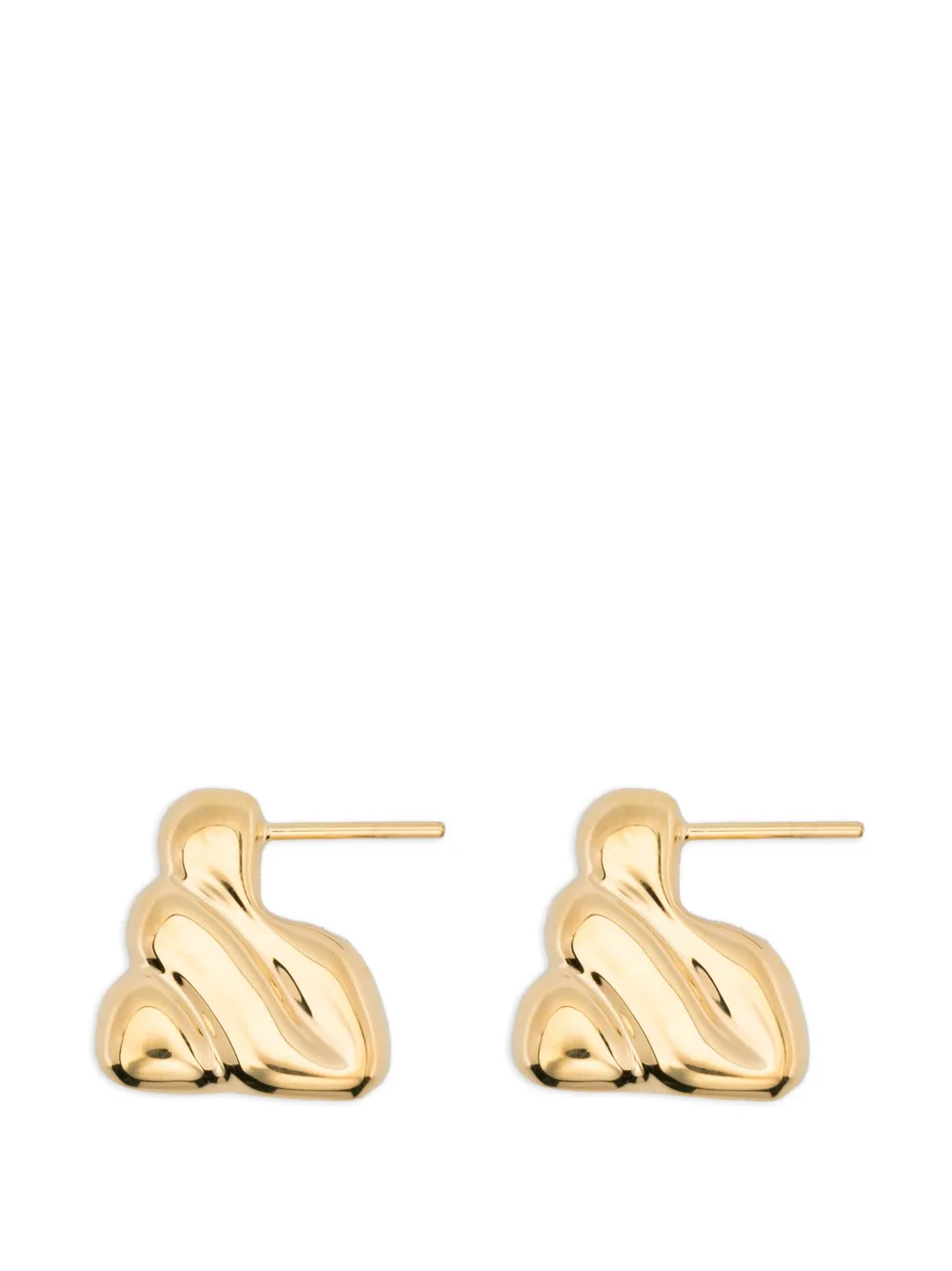Maria Black small Bogota wavy earrings - Oro