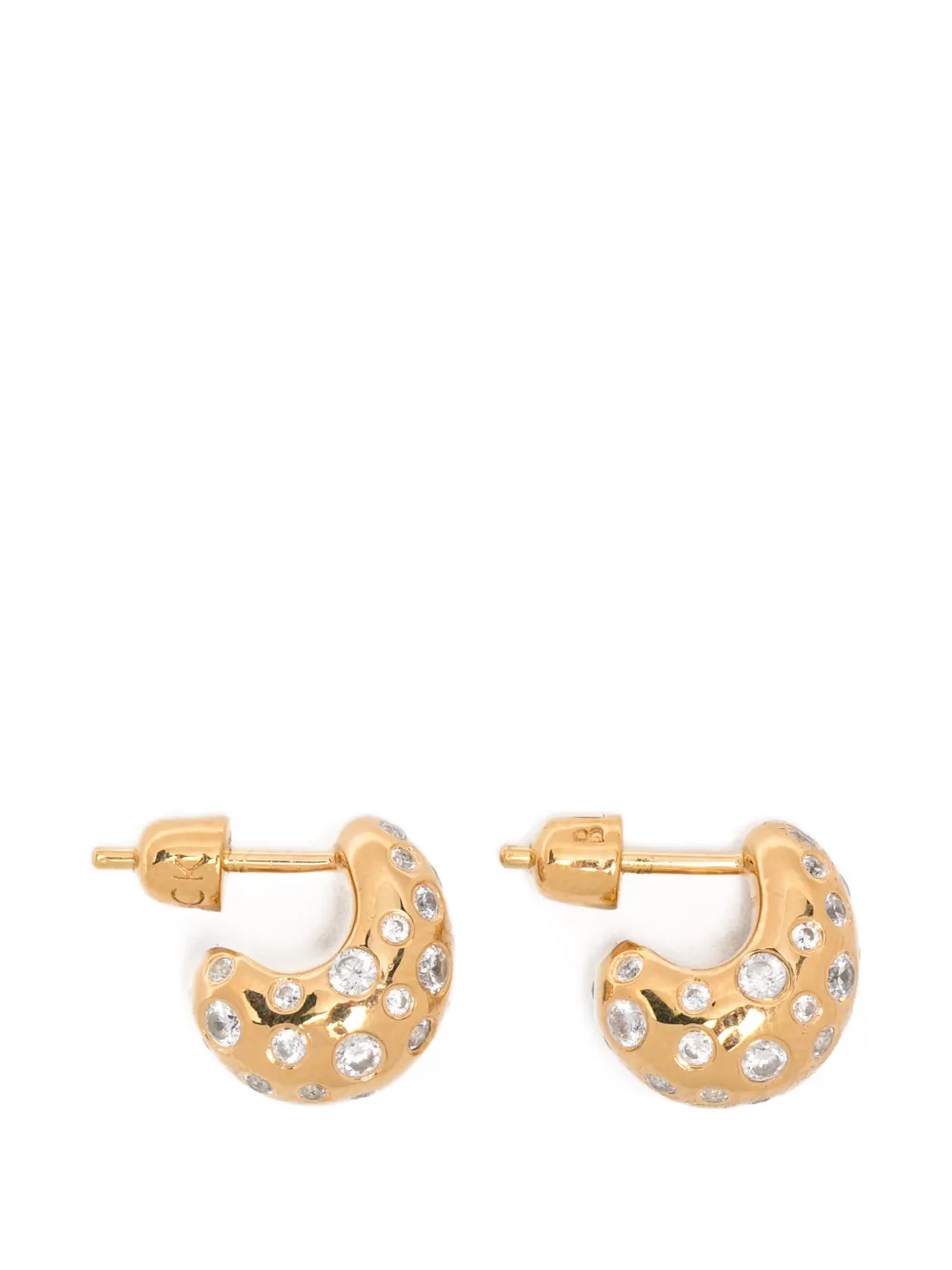 Maria Black Tryvann Popcorn post-back earrings - Gold