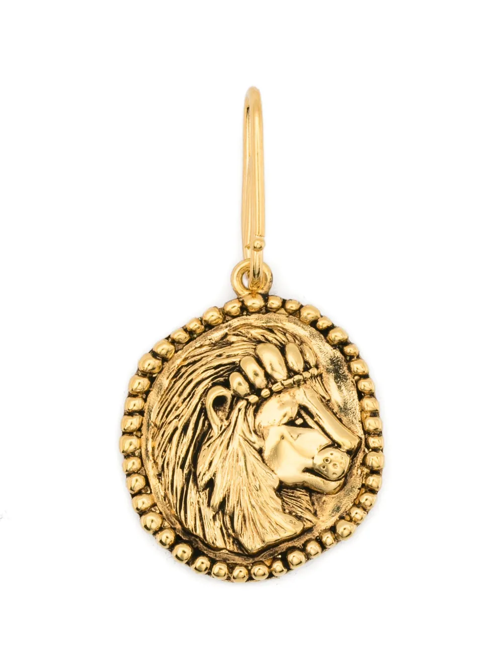 Aurelie Bidermann lion zodiac charm - Gold