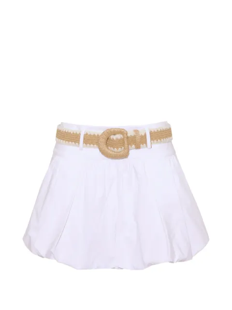 Cara Cara belted bubble-hem shorts