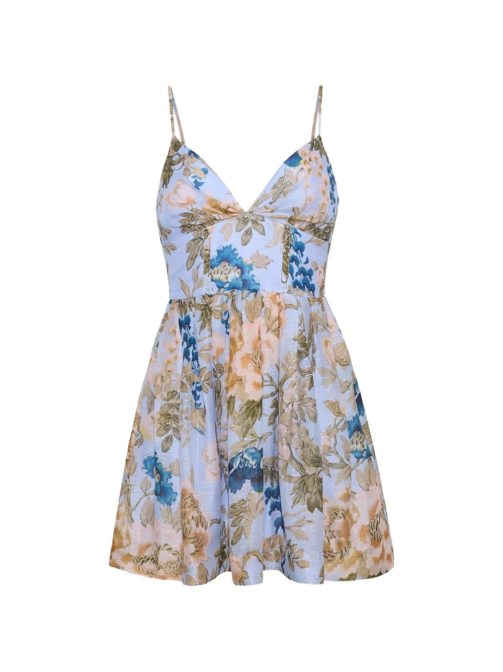 Cara Cara Miro floral-print mini dress - Blue