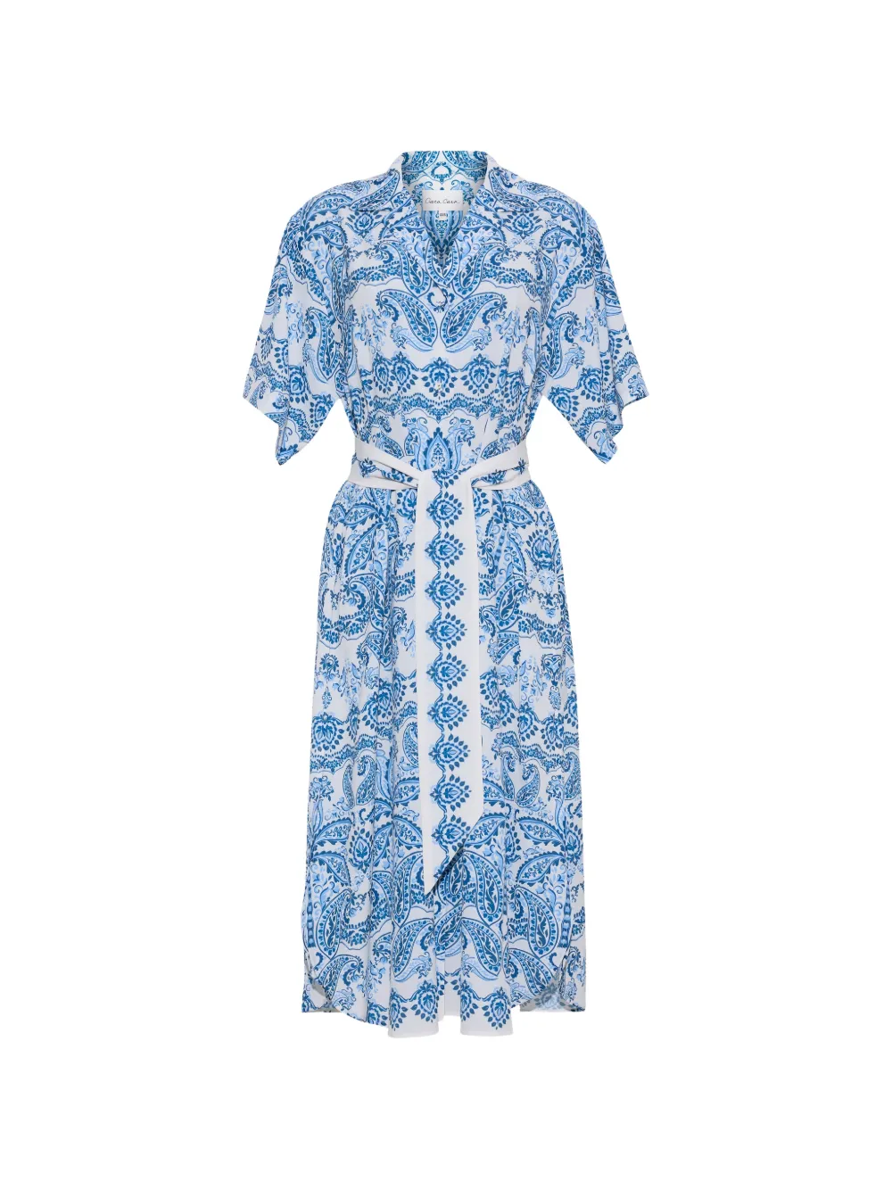 Cara Cara Rhodes paisley-print dress - Blu