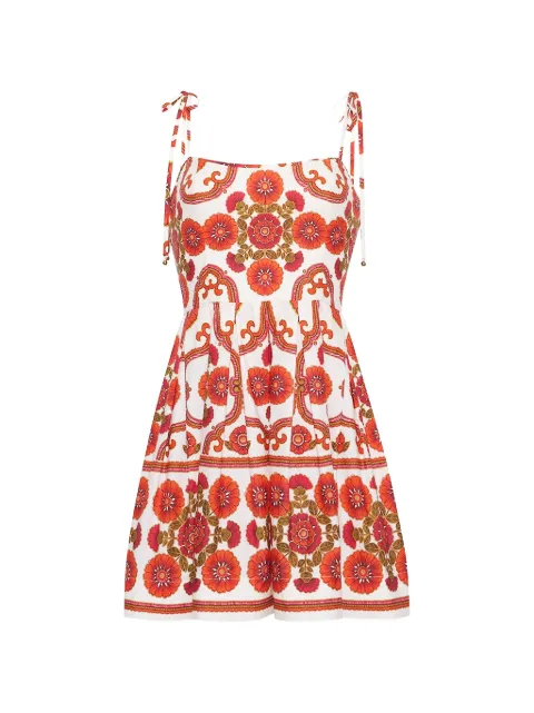Cara Cara floral-print tie-strap dress