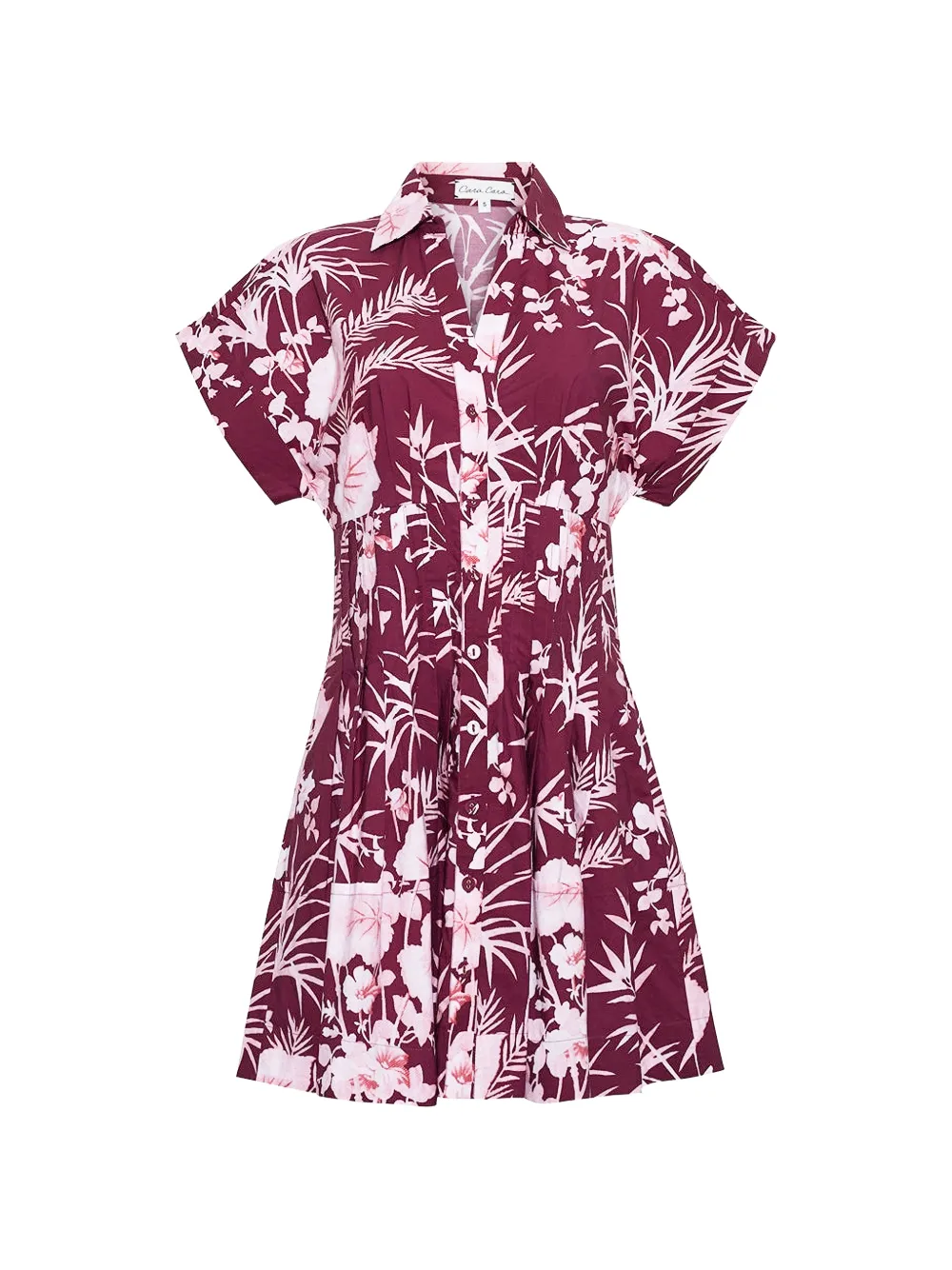 Cara Cara Nash floral-print mini dress - Rosso