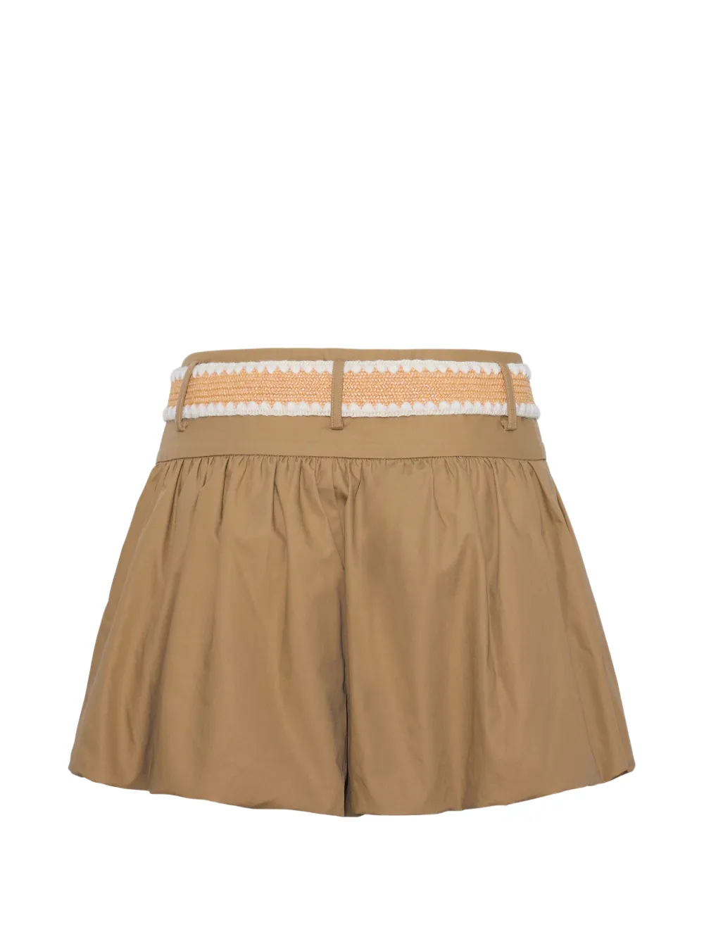 Cara Shorts met ceintuur Bruin
