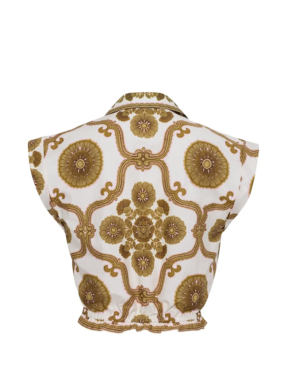 Cara Octavia blouse met bloemenprint Wit