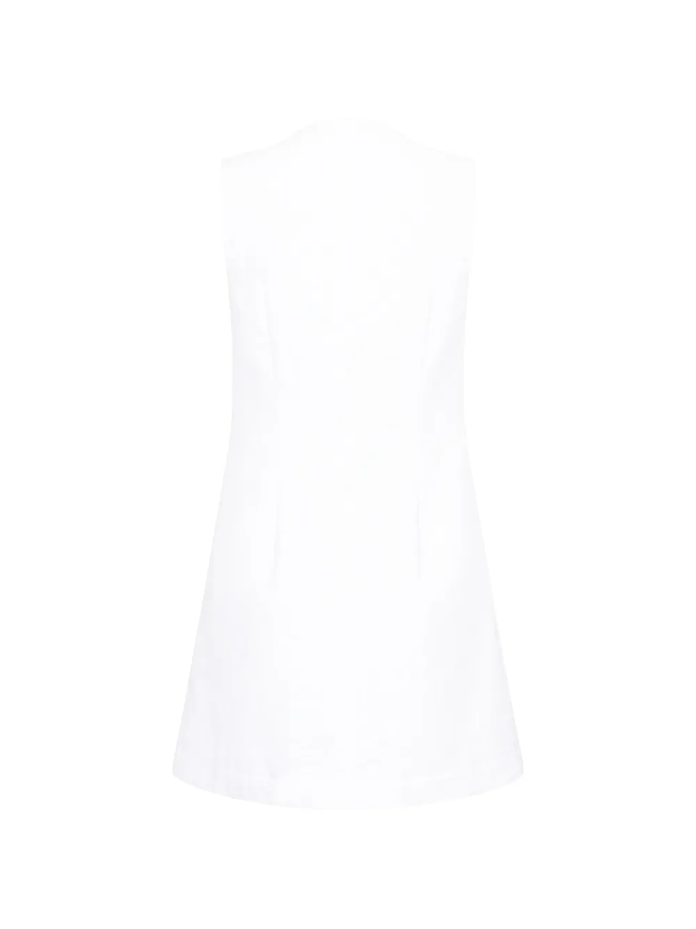 Cara Rhapsody mini-jurk met schelpenknoop Wit