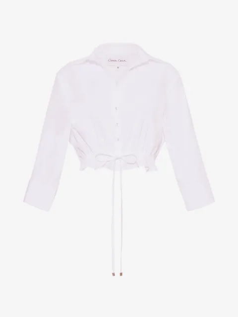 Cara Cara Oscar drawstring-hem shirt