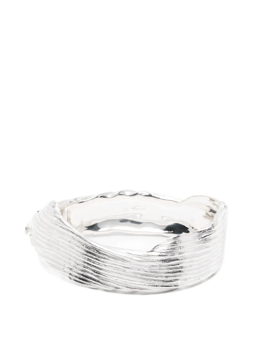 Completedworks textured cuff bracelet - Argento